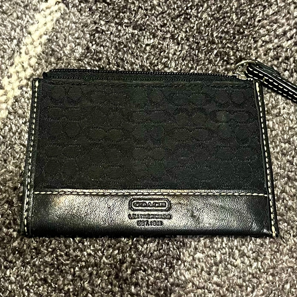 Coach mini skinny ID case.